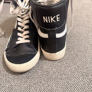 Nike Black and White High-Tops